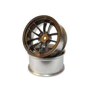 SSR REINER type10S WHEEL オフセット8(深リム) ブラッククローム(2pcs) [WW-0308BC]]
