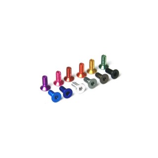 ジュラルミンヘックス皿ビス M3×8mm 5個 ブラック [R31M065BKB]]