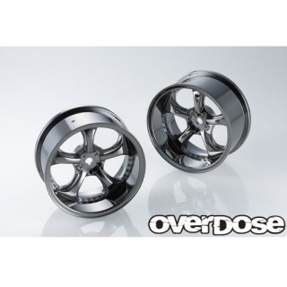 WORK VS KF(ブラックメタルクローム/OFF+7) 2pcs [OD2728b]]