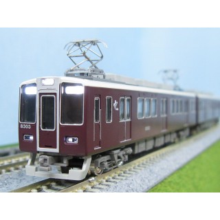 阪急8300系(2次車・8303編成・白ライト)8両編成セット(動力付き) [31564]]