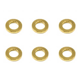 M3 アルミカラー φ5.5×3×0.75t(ゴールド) 6pcs [SGX-975G]]