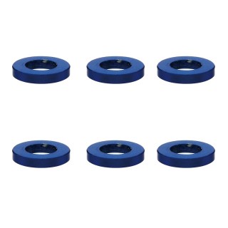 M3 アルミカラー φ5.5×3×1.0t(濃ブルー) 6pcs [SGX-910BY]]