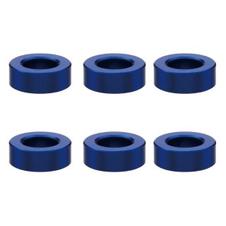 M3 アルミカラー φ5.5×3×2.0t(濃ブルー) 6pcs [SGX-920BY]]