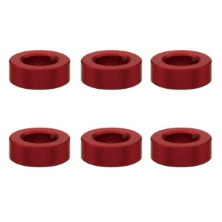 M3 アルミカラー φ5.5×3×2.0t(レッド) 6pcs [SGX-920R]]