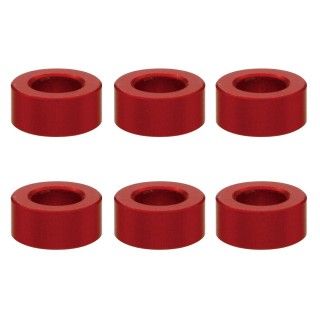 M3 アルミカラー φ5.5×3×2.5t(レッド) 6pcs [SGX-925R]]