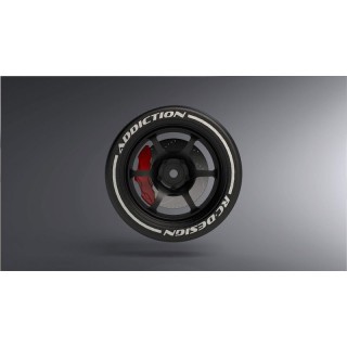 R-TYPE ステアリングホイル ナロー6スポーク(ブラック/レッドキャリパー) [AD6115-BK-RD]]