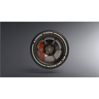 R-TYPE ステアリングホイル ナロー6スポーク(ブロンズ/レッドキャリパー) [AD6115-BR-RD]]