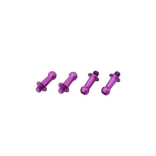 ジュラルミンφ4.3ピロボール(4個) L=8mm×N=3mm パープル [WP-0051]]
