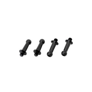 ジュラルミンφ4.3ピロボール(4個) L=10mm×N=3mm ブラック [WP-0052]]