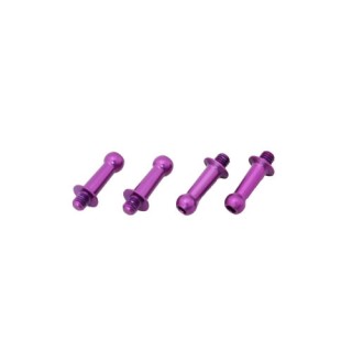 ジュラルミンφ4.3ピロボール(4個) L=10mm×N=3mm パープル [WP-0054]]