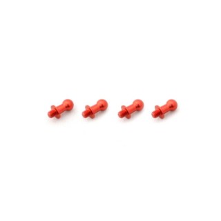 ジュラルミンφ4.8ピロボール(4個) L=6mm×N=3mm レッド [WP-0117]]