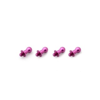 ジュラルミンφ4.8ピロボール(4個) L=6mm×N=3mm パープル [WP-0118]]