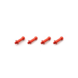 ジュラルミンφ4.8ピロボール(4個) L=10mm×N=3mm レッド [WP-0123]]