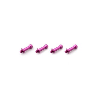 ジュラルミンφ4.8ピロボール(4個) L=10mm×N=3mm パープル [WP-0124]]