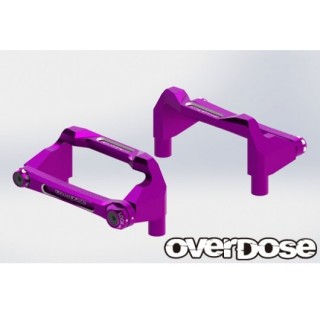 アルミバッテリーホルダーセット(For OD/パープル) [OD2525b]]