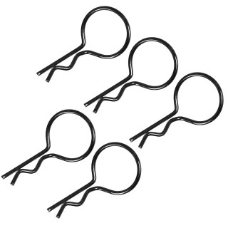 カラフルボディクリップ大(5)[BK] [1127-BK]]