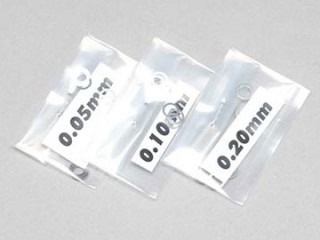 ●Φ4.0 ステンレス製スペーサーシム(0.05/0.10/0.20mm 各10枚入) [ZC-S40SA]]