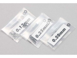 ●Φ2.5 スペーサーシム(0.13/0.25/0.50mm 各20枚入) [ZC-S25A]]