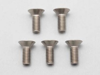 ●M3×8mm チタン製フラットヘッドソケットスクリュー(5本入) [ZC-F38TA]]
