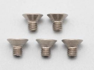 ●M3×5mm チタン製フラットヘッドソケットスクリュー(5本入) [ZC-F35TA]]