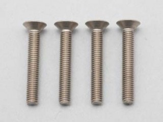 ●M3×20mm チタン製フラットヘッドソケットスクリュー(4本入) [ZC-F320TA]]