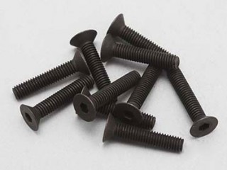 ●M3×15mm フラットヘッドソケットスクリュー(10本入) [ZC-F315A]]