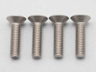 ●M3×12mm チタン製フラットヘッドソケットスクリュー(4本入) [ZC-F312TA]]