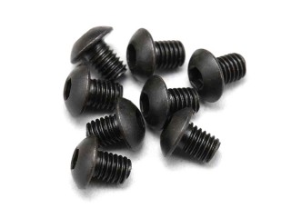 ●M3×4mmボタンヘッドソケットスクリュー(8本入) [ZC-BH34A]]