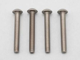 ●M3×22mm チタン製ボタンヘッドソケットスクリュー(4本入) [ZC-BH322TA]]
