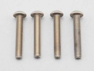 ●M#×18mm チタン製ボタンヘッドソケットスクリュー(4本入) [ZC-BH318TA]]