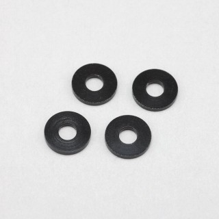 ●Φ3.0×Φ8.0×1.0mm アルミシム(ブラック)(4個入) [ZC-A3810BA]]