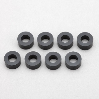 ●Φ3.0×Φ6.0×3.0mm アルミシム(ブラック)(8個入) [ZC-A3630BA]]
