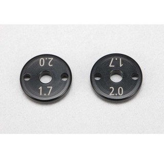 ●YZ-2/4シリーズ用 Xショックピストン(Φ1.7mm 2穴 2mm厚) [Z2-S172A]]