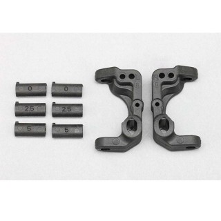 ●YZ-2 DTM3.1/CAL3.1用 ステアリング ハブキャリア/ブッシング(Φ3ピン/グラファイト成型) [Z2-413G3A]]