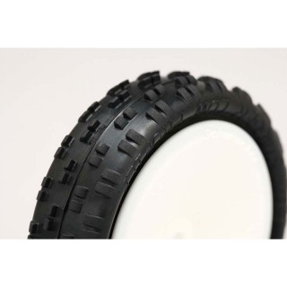 ●2WD用 カット スタッガー フロント タイヤ (接着済) [YAU-6801A]]