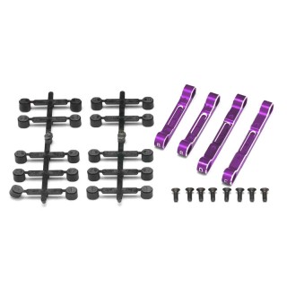 ●アジャスタブルサスマウントセット(パープル仕様 面取加工済) [Y2-301APA]]