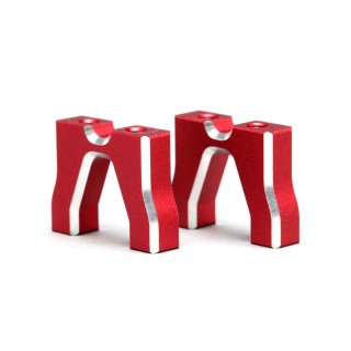 ●YD-2ZX用 アルミ製サーボマウント(レッド) [Y2-203ZRA]]