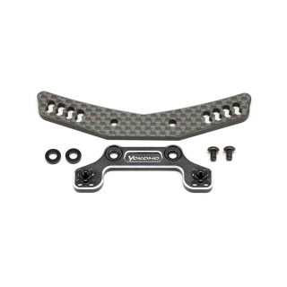 ●ハイブリッドフロントショックタワー(グラファイト/アルミ製ブラック)(YD-2 シリーズ用) [Y2-017AGBA]]