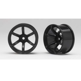 ●RP ドリフトホイール 6本スポーク 02 オフセット8mm(黒) [RP-6213B8A]]