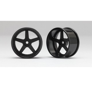 ●RP ドリフトホイール 5本スポーク 01 オフセット8mm(黒) [RP-6113B8A]]