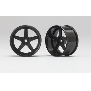 ●RP ドリフトホイール 5本スポーク 01 オフセット6mm(黒) [RP-6113B6A]]