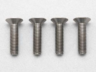 ●M3×12mm 高精度切削チタン製フラットヘッドソケットスクリュー(4本入) [RP-042-12A]]