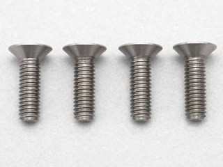 ●M3×10mm 高精度切削チタン製フラットヘッドソケットスクリュー(4本入) [RP-042-10A]]
