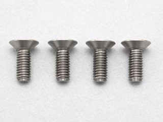 ●M3×8mm 高精度切削チタン製フラットヘッドソケットスクリュー(4本入) [RP-042-08A]]