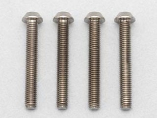 ●M3×22mm 高精度切削チタン製ボタンヘッドソケットスクリュー(4本入) [RP-041-22A]]
