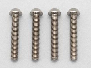 ●M3×18mm 高精度切削チタン製ボタンヘッドソケットスクリュー(4本入) [RP-041-18A]]