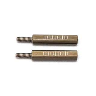 ●アルミ製27mmロッドエンドアダプター(FロアAアーム用)ナローST [D-156-27AA]]