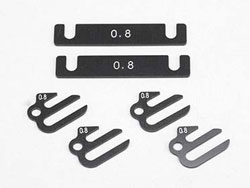●アルミ製サスマウントスペーサー(0.8mm L×2/S×4) [B7-SS08A]]