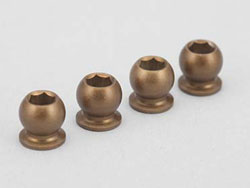 ●ショックキャップ/ショックエンド用ボール(潤滑ハードコート4個入) [B7-S8HA]]