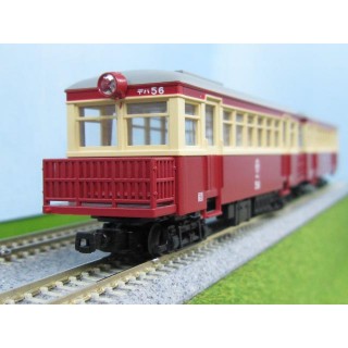 鉄コレ ナローゲージ80 猫屋線観光急行「うみねこ」デハ56+クハ6 [322313]]